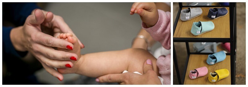 Vergleich von Kinderpatschen